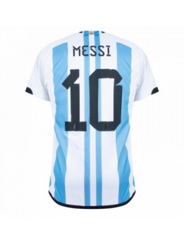 Argentina Lionel Messi #10 Replika Hemmakläder VM 2022 Kortärmad
